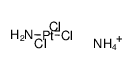 ammonium amminetrichloroplatinate(II) Structure