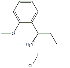 (1S)-1-(2-METHOXYPHENYL)BUTYLAMINE HYDROCHLORIDE Structure