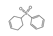 1-phenylsulfonylcyclohex-3-ene结构式