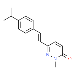 6-(4-ISOPROPYLSTYRYL)-2-METHYL-3(2H)-PYRIDAZINONE结构式