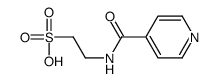 2-(pyridine-4-carbonylamino)ethanesulfonic acid结构式