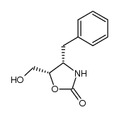 (4S,5S)-5-hydroxymethyl-4-phenylmethyloxazolidinone结构式