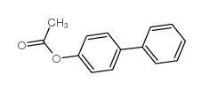 [1,1'-Biphenyl]-4-ol,4-acetate structure