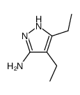 3-amino-4,5-diethyl-1H-pyrazole Structure