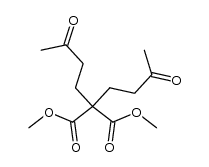 dimethyl 2,2-bis(3-oxobutyl)malonate结构式