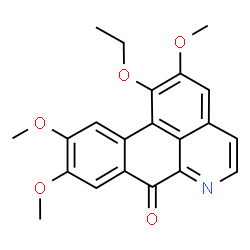 1-Ethoxy-2,9,10-trimethoxy-7H-dibenzo[de,g]quinolin-7-one结构式