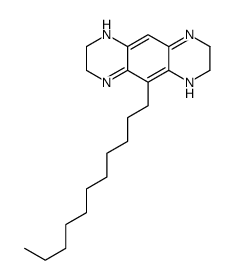 5-undecyl-2,3,4,7,8,9-hexahydropyrazino[2,3-g]quinoxaline结构式