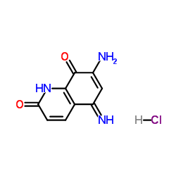 7-Amino-1,5-dihydro-5-imino-2,8-quinolinedione Hydrochloride structure