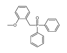 1-(diphenylphosphorylmethyl)-2-methoxybenzene结构式