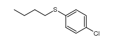 n-butyl(4-Chlorophenyl) sulfane structure
