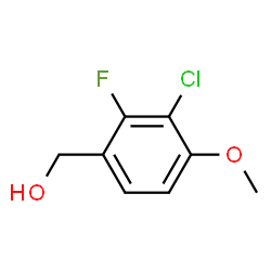 (3-Chloro-2-fluoro-4-methoxyphenyl)methanol structure