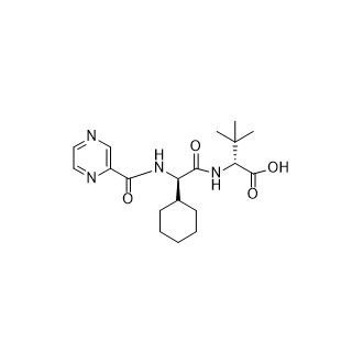 (R)-2-((R)-2-cyclohexyl-2-(pyrazine-2-carboxamido)acetamido)-3,3-dimethylbutanoicacid picture