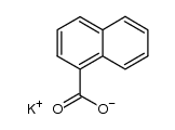 1-naphthoic acid potassium salt Structure