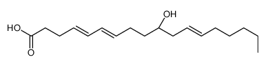 (10S)-10-hydroxyoctadeca-4,6,12-trienoic acid结构式