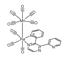 [(CO)5MnRe(CO)3(2,3-bis(2-pyridyl)pyrazine)] Structure