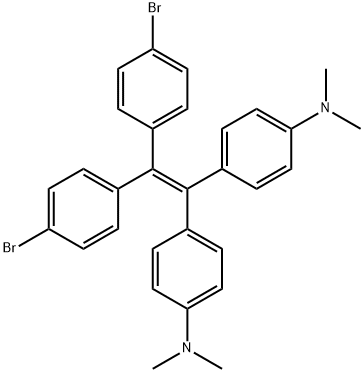 [1,1-bis(4-N,N-dimethylphenyl)-2,2-bis(4-bromophenyl)]ethylene Structure