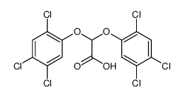 2,2-bis(2,4,5-trichlorophenoxy)acetic acid Structure