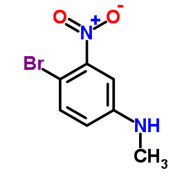 4-Bromo-N-methyl-3-nitroaniline结构式