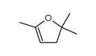 2,2,5-trimethyl-2,3-dihydrofuran Structure