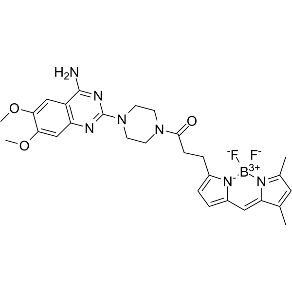 BODIPY FL prazosin Structure