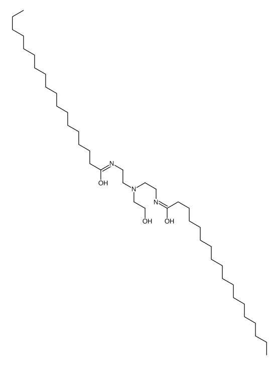 N-[2-[2-hydroxyethyl-[2-(octadecanoylamino)ethyl]amino]ethyl]octadecanamide结构式