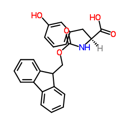 Fmoc-D-phe(3-OH)-OH Structure