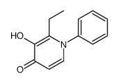 4(1H)-Pyridinone, 2-ethyl-3-hydroxy-1-phenyl- (9CI)结构式