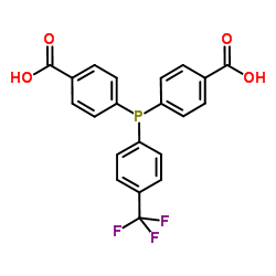 4,4'-{[4-(Trifluoromethyl)phenyl]phosphinediyl}dibenzoic acid Structure