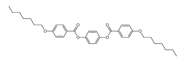 p-PhenyleneBis(p-heptyloxybenzoate) Structure