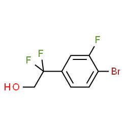 2-(4-bromo-3-fluorophenyl)-2,2-difluoroethan-1-ol picture