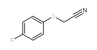 (4-fluorophenylthio)acetonitrile Structure