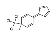 1-cyclopentadienylidene-4-methyl-4-trichloromethylcyclohexa-2,5-diene Structure