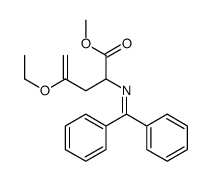 methyl 2-(benzhydrylideneamino)-4-ethoxypent-4-enoate Structure