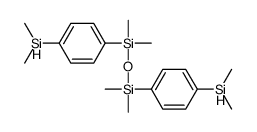 (4-dimethylsilylphenyl)-[(4-dimethylsilylphenyl)-dimethylsilyl]oxy-dimethylsilane Structure