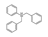 dibenzyl(phenyl)silane Structure