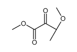 methyl (3S)-3-methoxy-2-oxobutanoate Structure