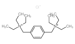 1,4-Benzenedimethanaminium,N1,N1,N1,N4,N4,N4-hexaethyl-, chloride (1:2) Structure