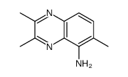 5-Quinoxalinamine,2,3,6-trimethyl-(9CI) structure