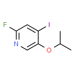 2-Fluoro--4-iodo-5-isopropoxypyridine结构式