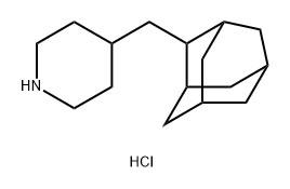 4-(Adamantan-2-ylmethyl)piperidine hydrochloride Structure