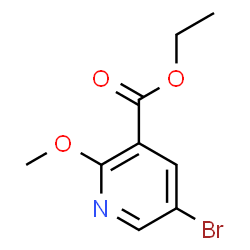 5-溴-2-甲氧基烟酸乙酯结构式
