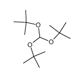 Orthoformic acid tri-tert-butyl ester结构式