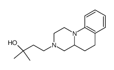 1H-Pyrazino(1,2-a)quinoline, 2,3,4,4a,5,6-hexahydro-3-(3-hydroxy-3-met hylbutyl)- structure