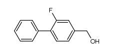 (2-氟联苯-4-基)甲醇结构式