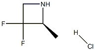(2S)-3,3-difluoro-2-methyl-azetidine;hydrochloride Structure