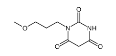 N-(3-methoxypropyl)barbituric acid结构式