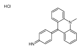 4-(10-methylacridin-10-ium-9-yl)aniline,chloride结构式
