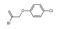 2-bromo-3-(4-chlorophenoxy)propene结构式