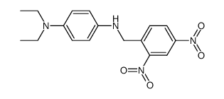 N.N-Diethyl-N'-(2.4-dinitro)-benzyl-p-phenylendiamin Structure