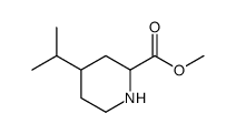 4-ISOPROPYL-PIPERIDINE-2-CARBOXYLIC ACID METHYL ESTER结构式